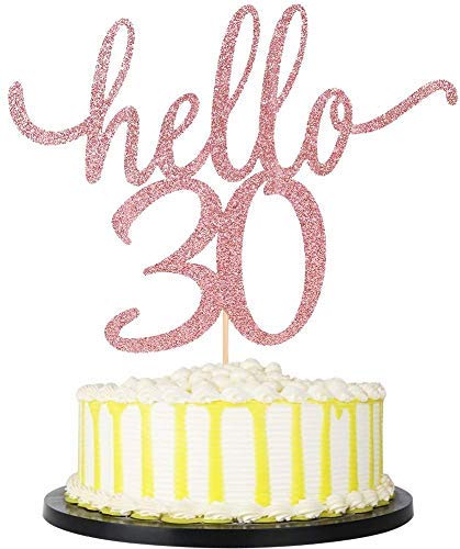 Buy 30 Cake Topper Glitter Number Cake Sign. 30th Birthday Online in India  - Etsy
