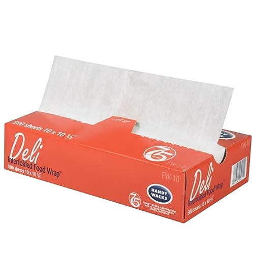 Durable Packaging HD-8 Heavy Weight Interfolded Deli Sheets 8 x 10 3/4 -  500/Pack