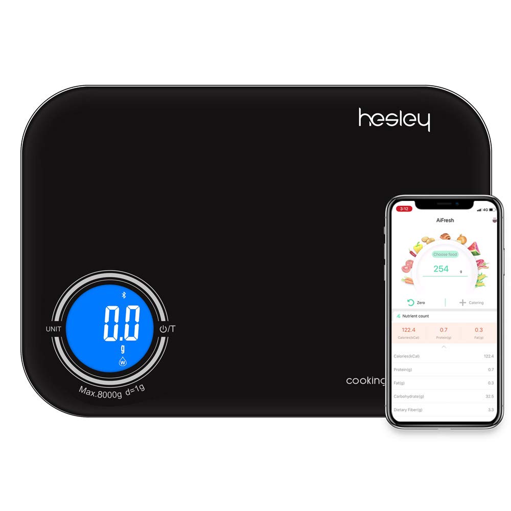 Hesley Kitchen Scale, Smart Food Scale,3 in 1 Function as Digital Kitchen /Coffee/Nutrition Scale with Nutritional Calculator and – DukanIndia