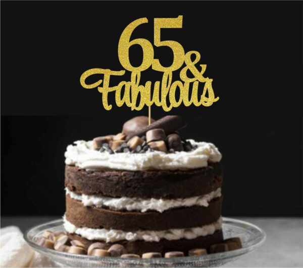 65th Anniversary Wooden Cake Topper – PGFactory.ie