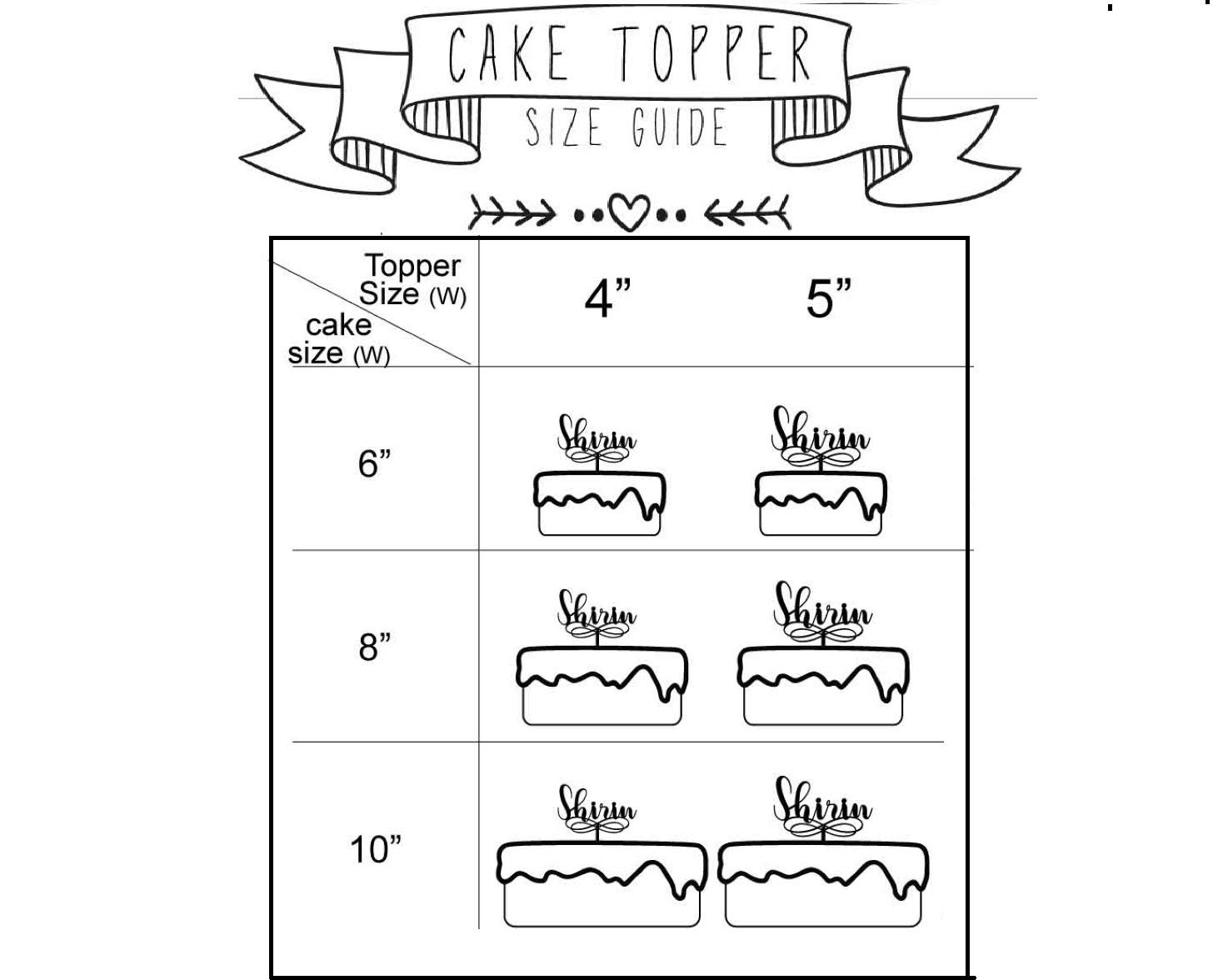 Bulk Make Your Own Custom Acrylic Cake Topper(12) | Created to Create Co