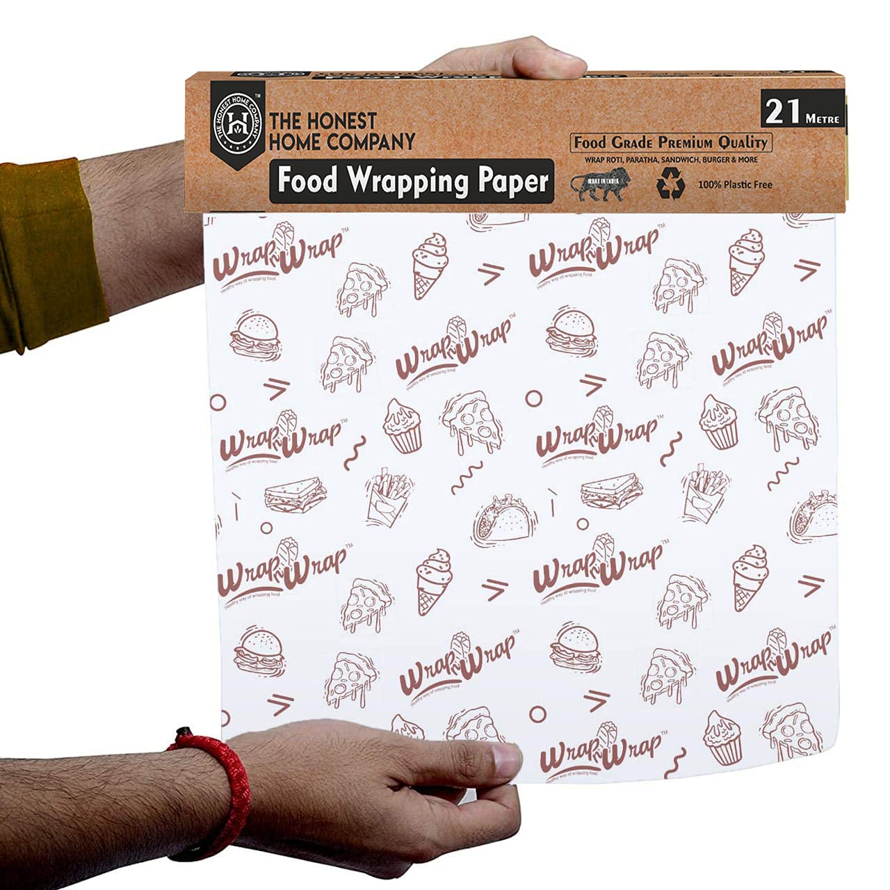 Buy The Honest Home Company Food Wrapping Paper Oilproof, Reusable