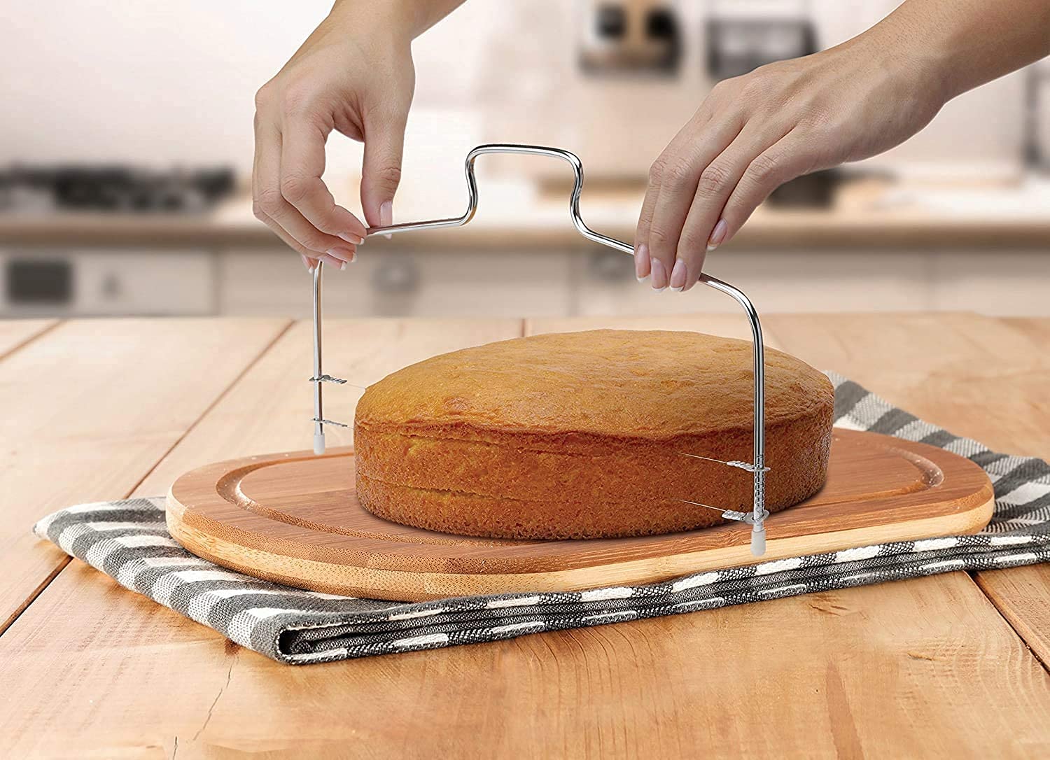 Cake Lifter Round Cake Layer Cutter Stainless Steel Round Baking Tools |  Fruugo IE