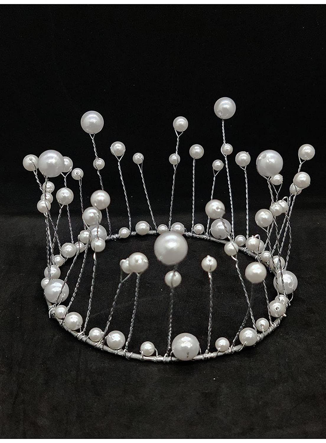 Happy Birthday Cake Topper White Pearl Crown Cake Decorations for Wedding  Birthday Party Decoration Party Decorations Queen Princess Tiara (Crown Cake  Topper 1Pc) (Pink Crown) : Amazon.in: Toys & Games