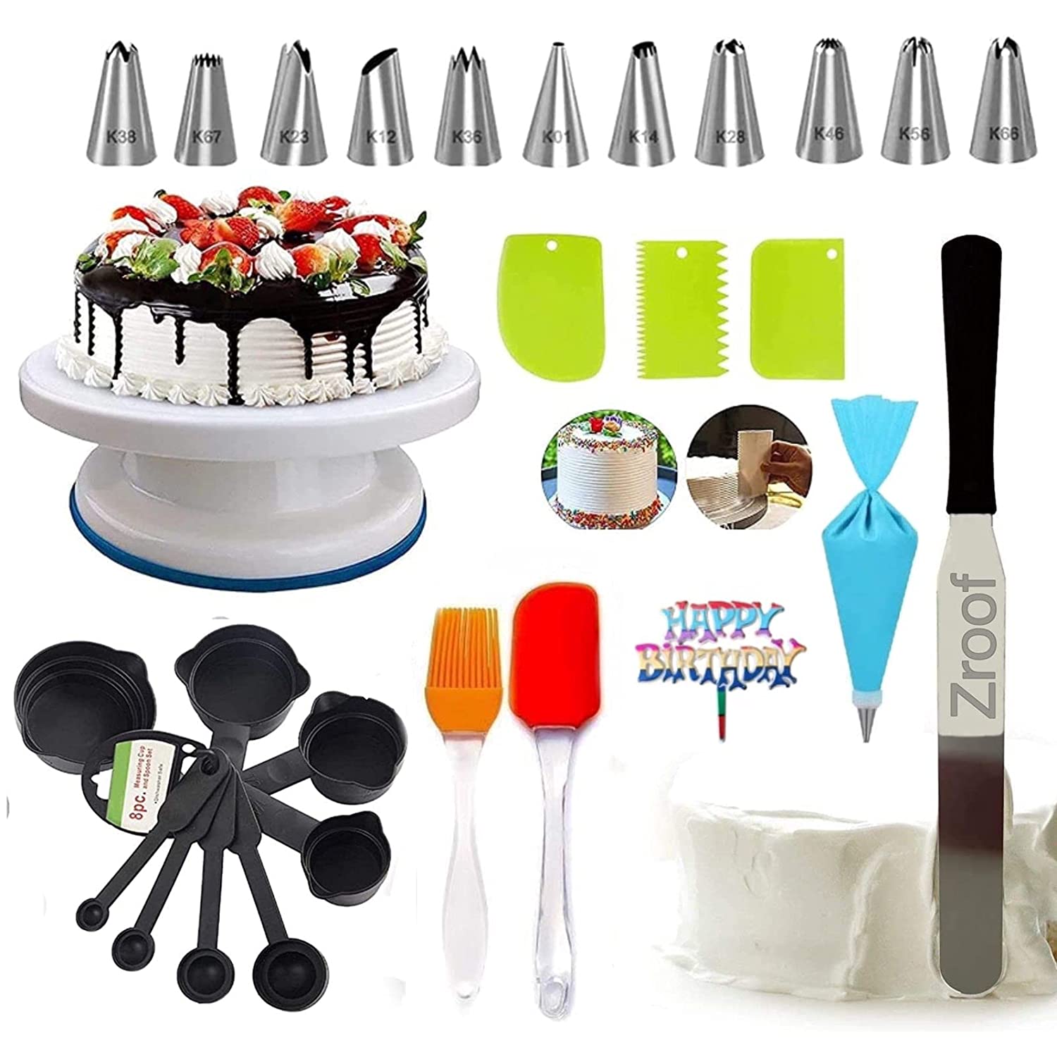 Cake Decor Tools (8pc-Set)2473 at best price in Mehmedabad by Myroyal Multi  Activity Private Limited | ID: 24249041073