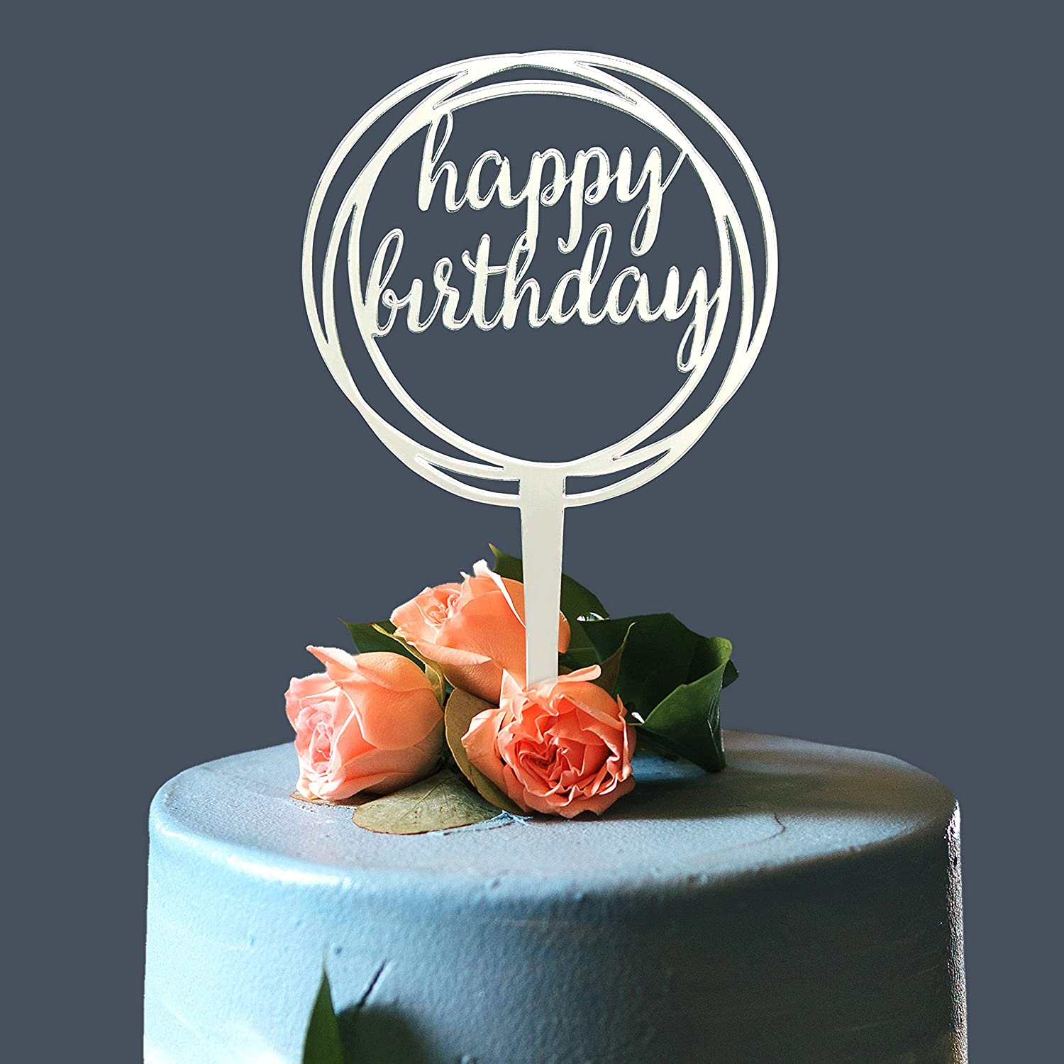 Small chocolate cake with a birthday candle - a Royalty Free Stock Photo  from Photocase