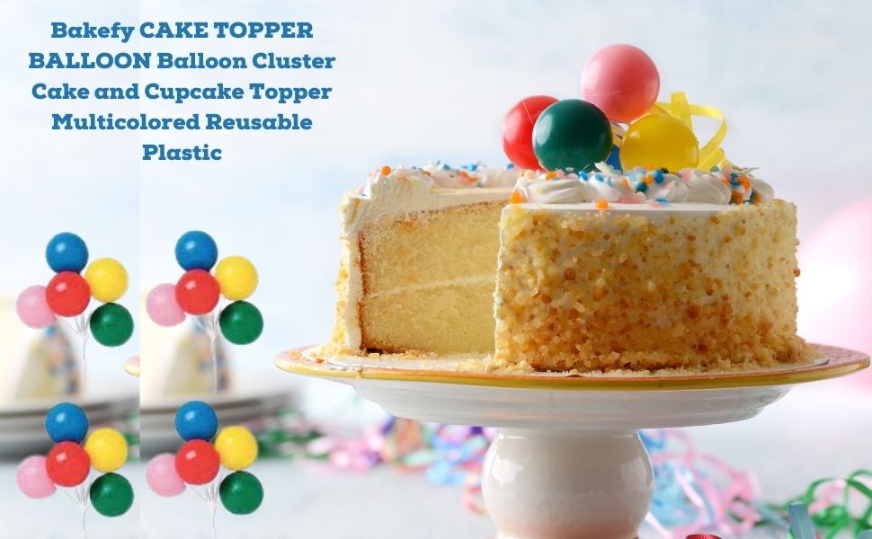 Cake Cupcake Balloon Topper Picks | Balloon Cluster Cake Topper - Cake  Cupcake - Aliexpress