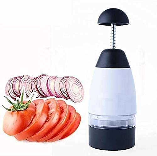 Original Slap Chop Slicer Chopper with Stainless Steel Blades & Butterfly  Opening for Easy Cleaning - Vegetable Chopper Gadget - Mini Chopper for
