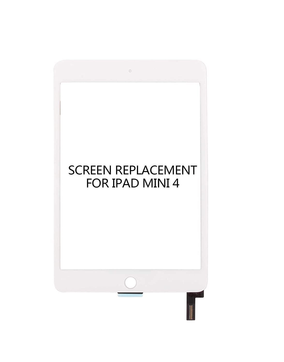White LCD Screen Display + Touch Screen Digitizer for iPad Mini 4 A1538  A1550