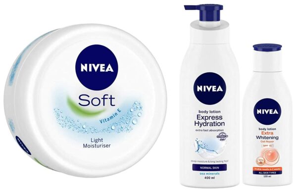 NIVEA Soft Light Moisturizer 200ml | Playful Peach | For Face, Hand & Body,  Instant Hydration | Non-Greasy Cream | With Vitamin E & Jojoba Oil | All