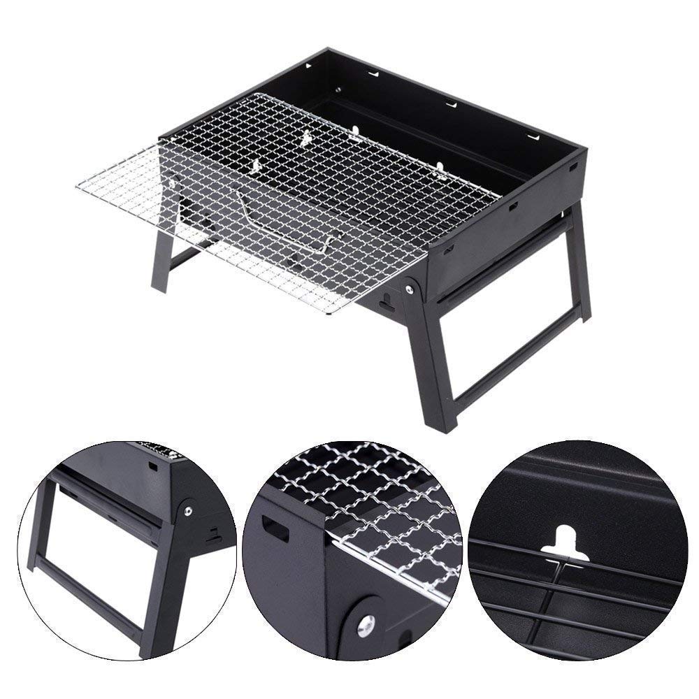 NEEJAN Carbon Steel Portable Outdoor Barbeque Grill Toaster