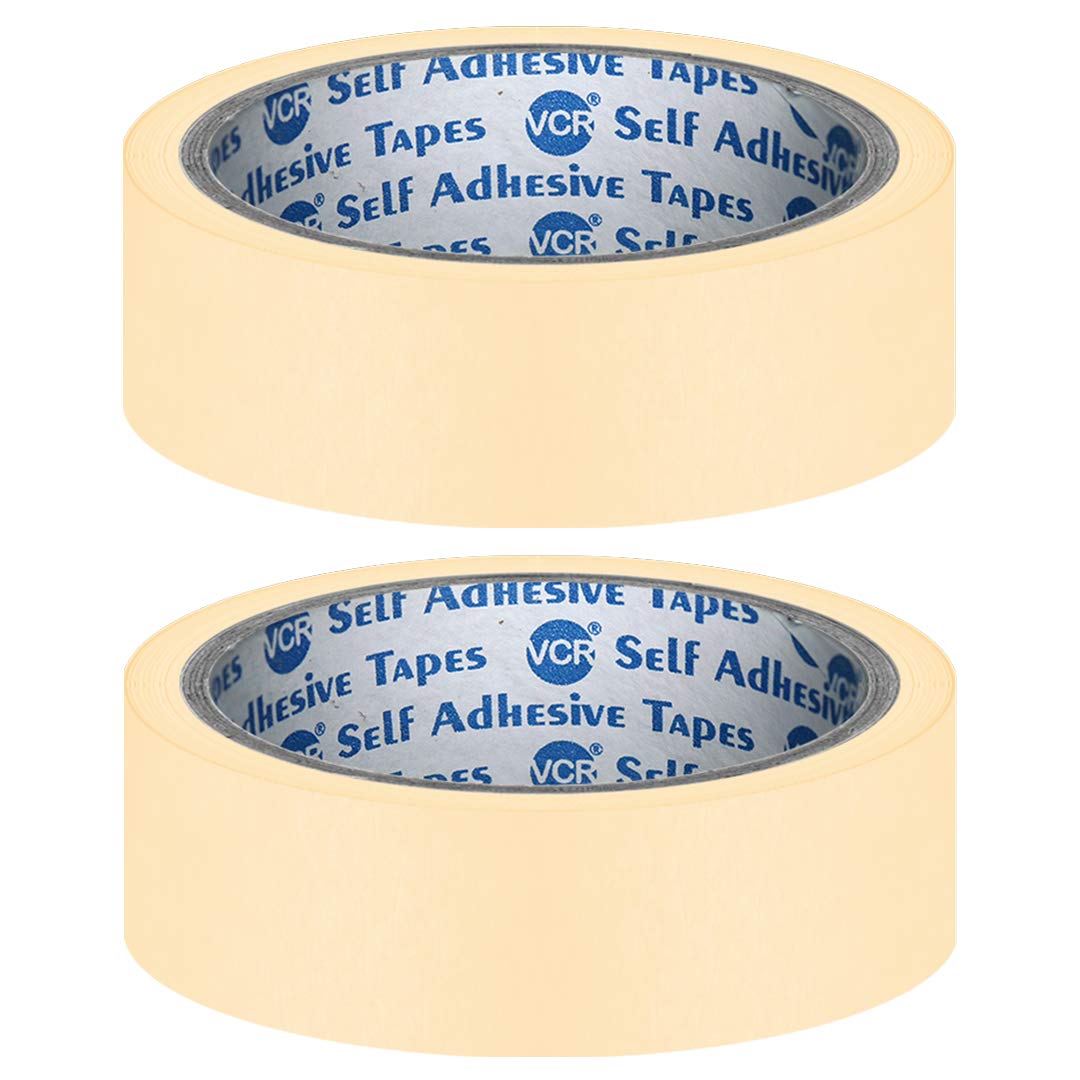 True-Ally Masking Tape 1/2 Inch 12 mm x 20 Meters (Pack of 4) of