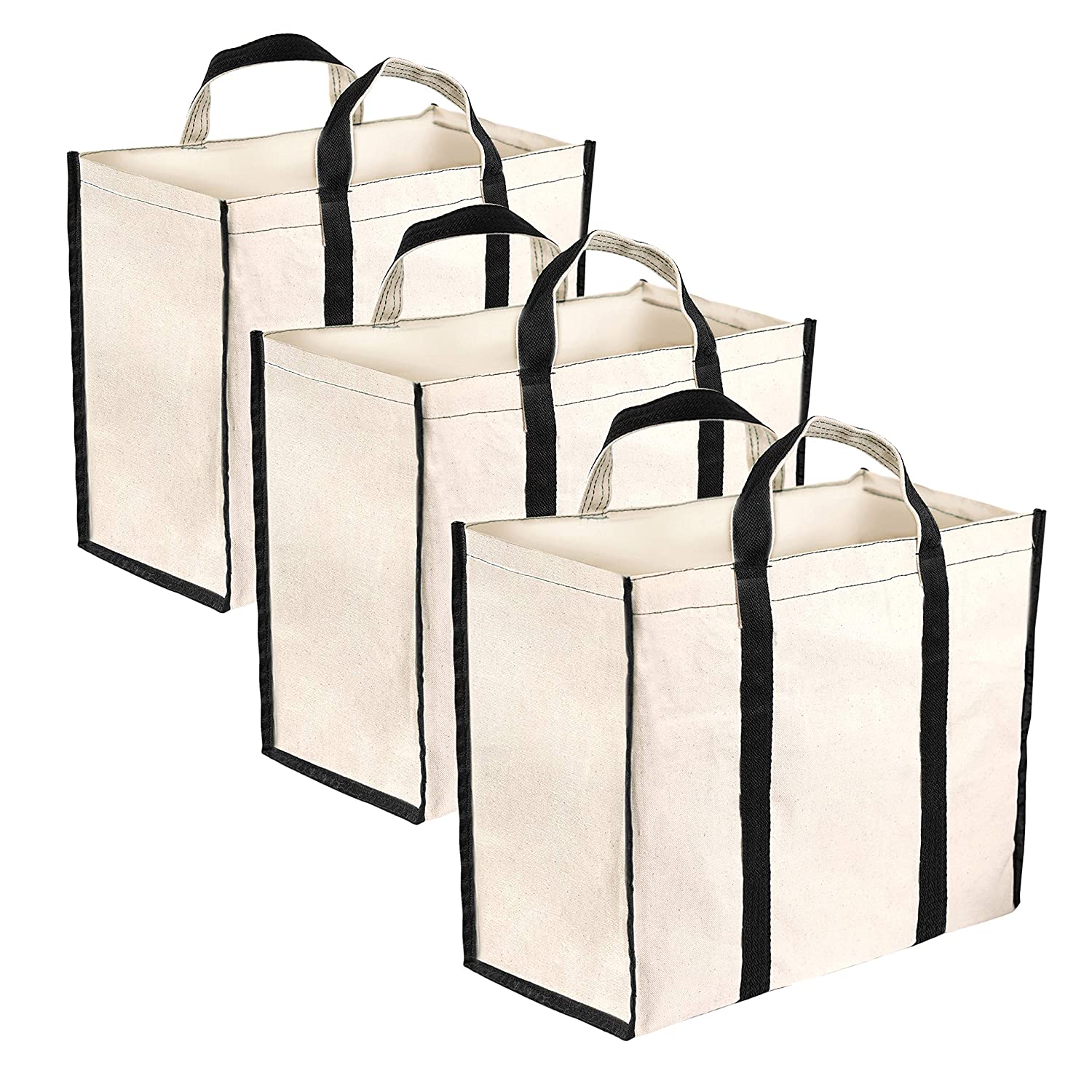 Reusable and Foldable Heavy Duty Fabric Grocery and Vegetable Shopping Bag  | Tote Hand bag | Travel Bag | Yoga Bag | Washable | Compact and