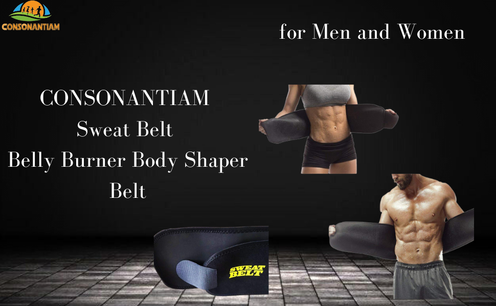 Buy CONSONANTIAM Synthetic Sweat Belt for Belly Burner, Weight