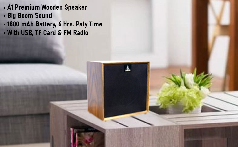 Premium Wooden Speaker