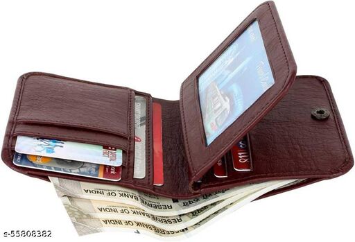 RFID Anti-Theft Card Holder Trifold Men Wallet – Boots & Beyond India