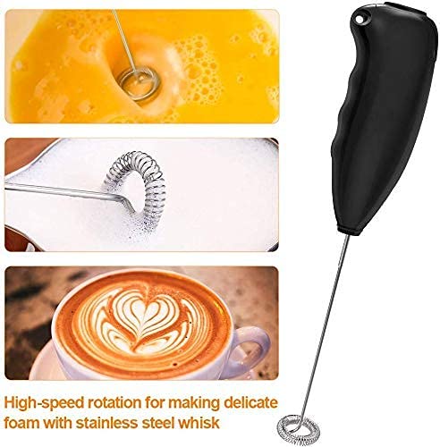 Mini Coffee Milk Egg Beater Electric Foam Hand Blender Mixer Sleek