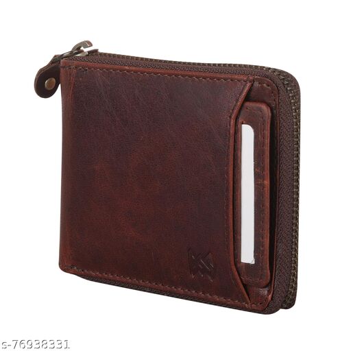 ABYS ✓100 % Genuine Leather Men Wallet||ATM Card Case||Money Purse||Card  Holder with Zip Closure (Blue) Blue - Price in India | Flipkart.com