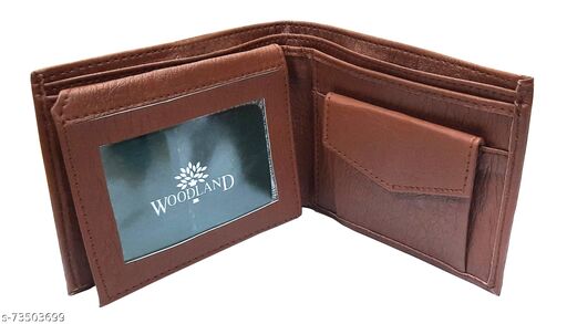 Woodland Genuine Leather Wallet Billfold Includes Coin Pocket | eBay