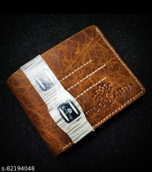 Buy Genuine Leather Designer Light Weight Woodland Wallet for Men at  Amazon.in