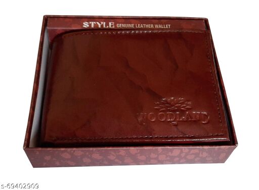 Woodland® Large Luxury Ladies Leather Wallet made from natural, soft  buffalo leather in dark-brown/taupe-2002907