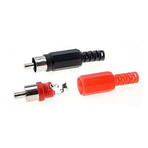 Buy TAAPSEE 10 Pieces RCA to AV Screw Terminal Connector, RCA Cable Audio  Adapter, RCA Male Plug screw type solderless wire connector Converter  Audio/Video Speaker Wire Adapter RCA to AV Male Screw