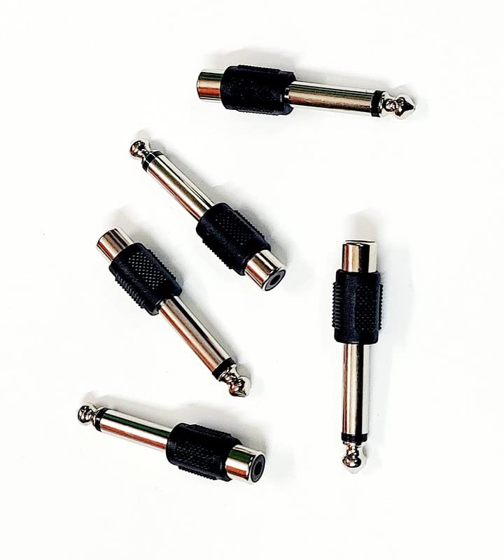 Buy TAAPSEE 10 Pieces RCA to AV Screw Terminal Connector, RCA Cable Audio  Adapter, RCA Male Plug screw type solderless wire connector Converter  Audio/Video Speaker Wire Adapter RCA to AV Male Screw