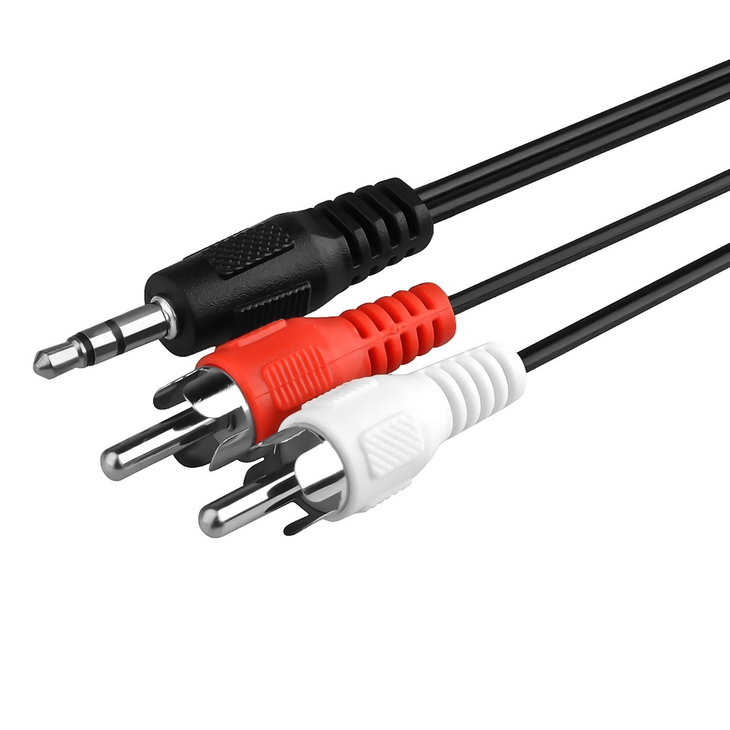 Kebilshop Male to 3 RCA Male Plug Stereo Audio Video AUX Cable 3.5 MM To  RCA AV