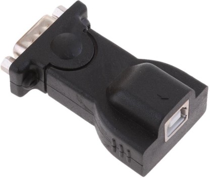 LipiWorld USB to RS-232 Serial Converter Cable-Black USB Adapter