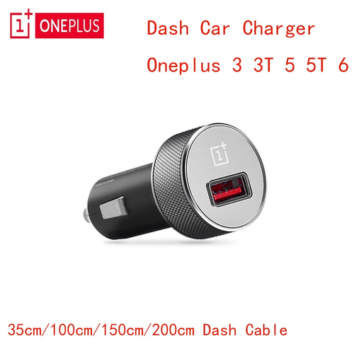 Premium Car charger adapter for Oneplus 3T 5T 6 three five six DASH  +35/100/200cm 1+ DASH USB Type C fast quick charging Cable